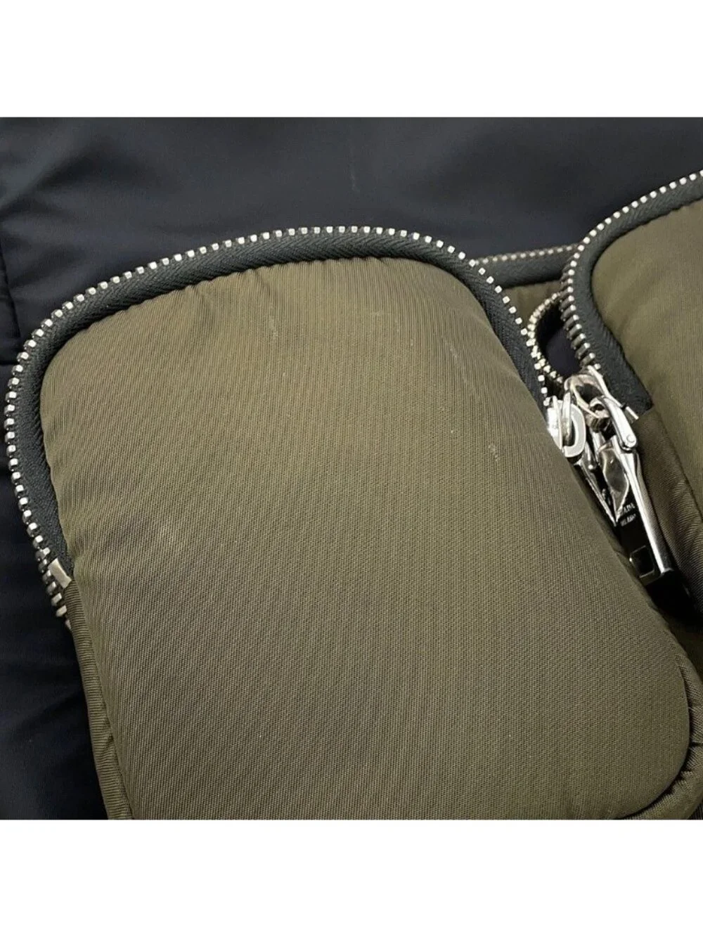 Prada Backpack Pocket Nylon Black